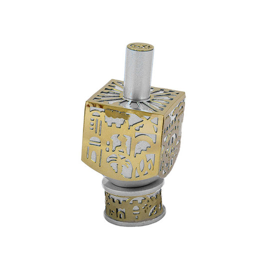 Medium Decorative Dreidel with Stand – Jerusalem