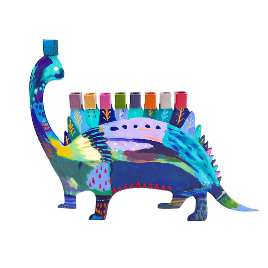Dinosaur Hanukkah Menorah