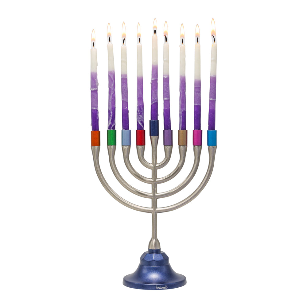 Hanukkah Menorah Classic Minimal 9-Branch Design