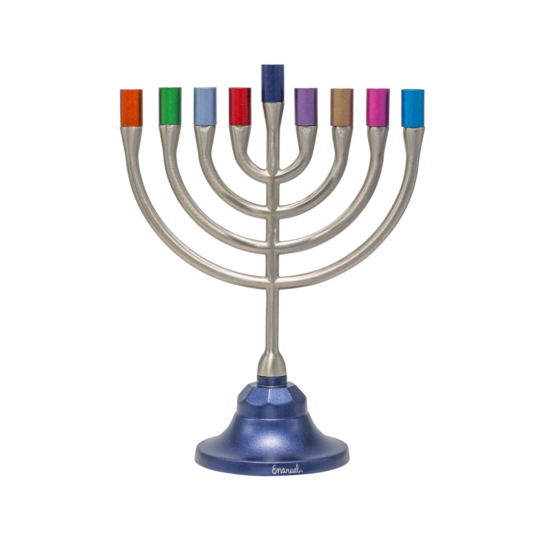 Hanukkah Menorah Classic Minimal 9-Branch Design