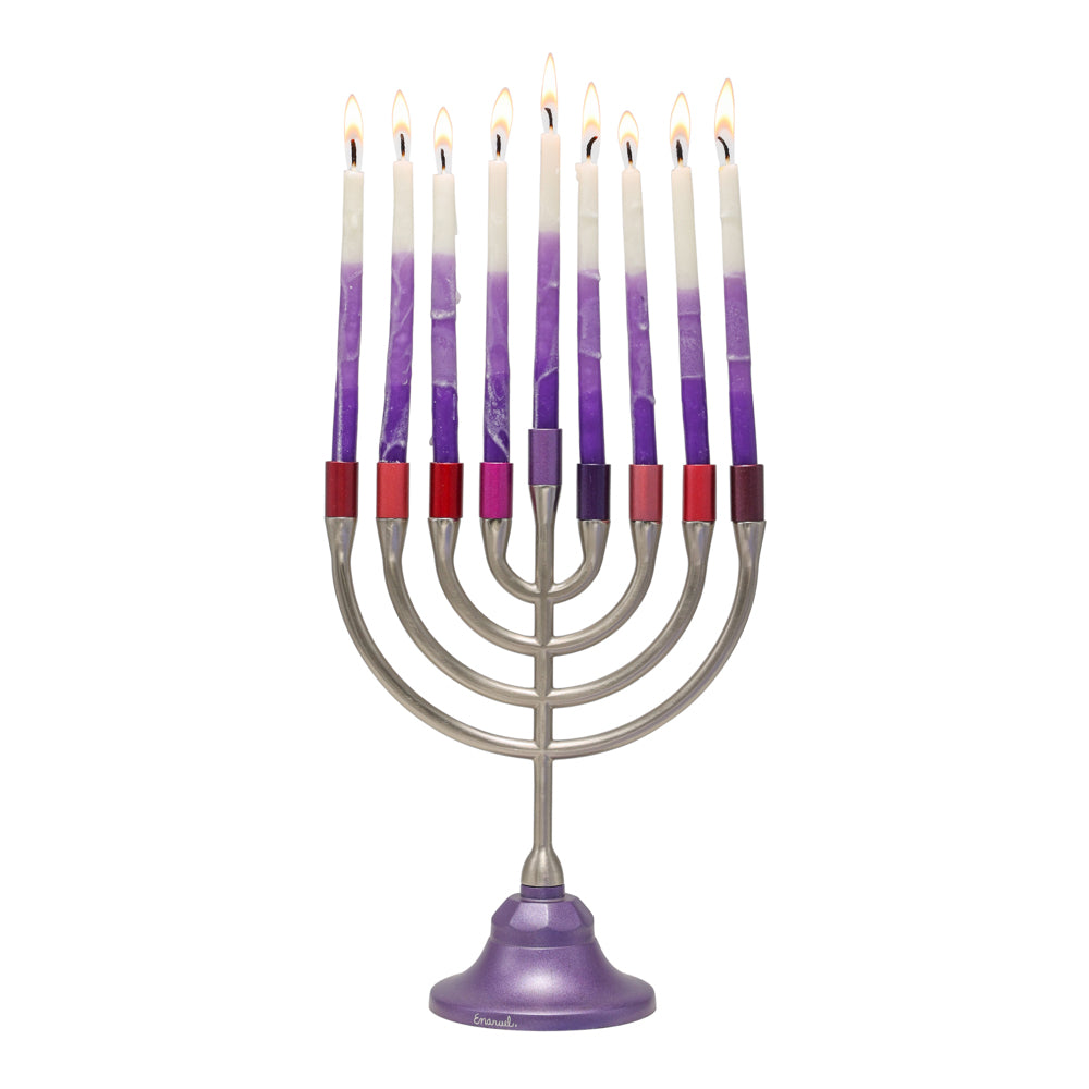 Hanukkah Menorah Classic Minimal 9-Branch Design