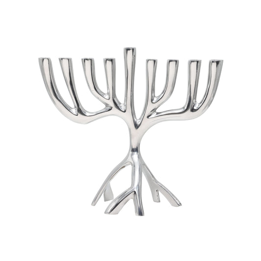 Hanukkah Menorah - Modern Tree of Life