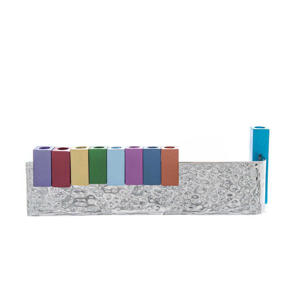 Hanukkah Menorah - Walls of the City of David - Multicolor