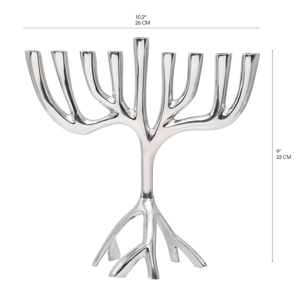 Hanukkah Menorah - Modern Tree of Life