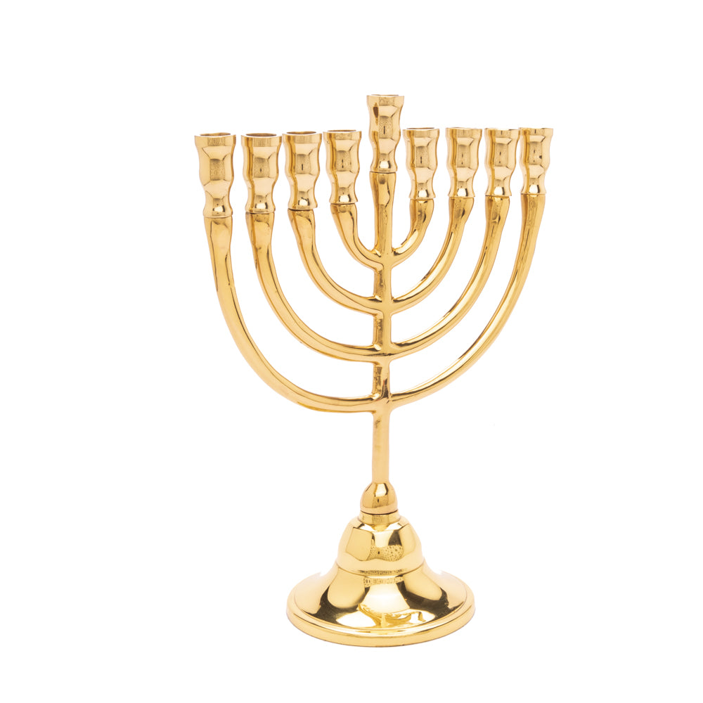 Classic Bronze Hanukkah Menorah