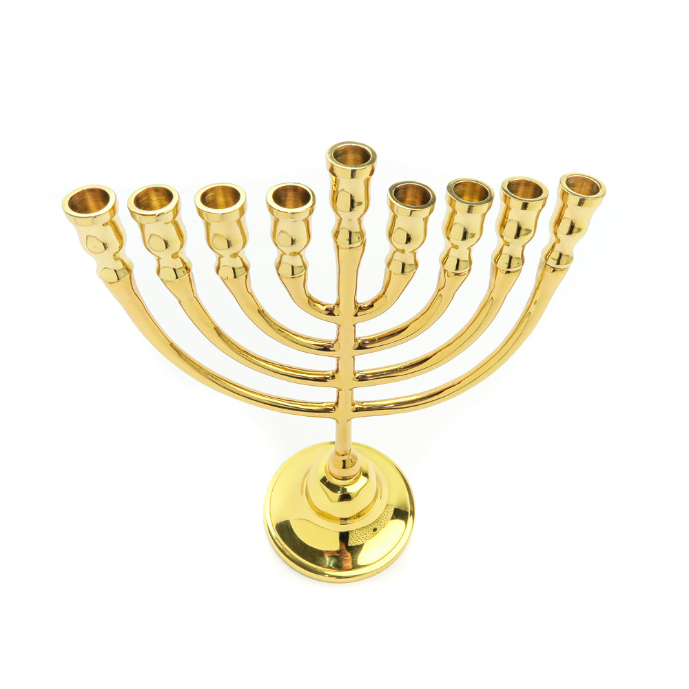 Classic Bronze Hanukkah Menorah