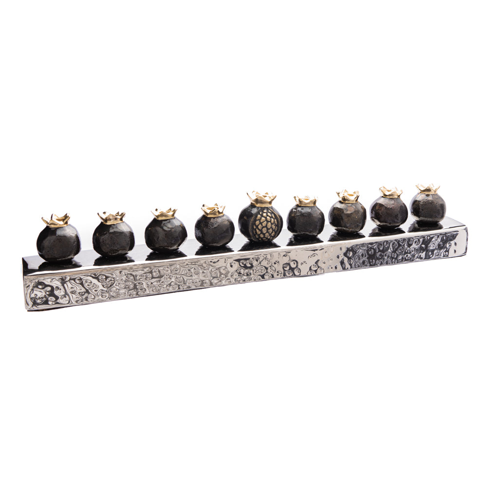 Hanukkah Menorah - Pomegranate Strip