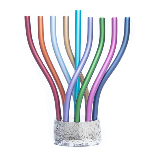 Hanukkah Menorah - Intertwined Branches