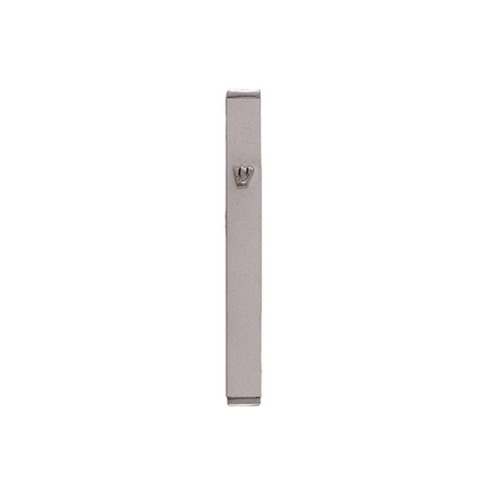 Minimalist Metal Mezuzah Case - Gray