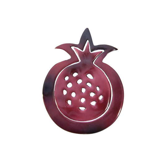 Anodized Aluminum Trivet – Pomegranate