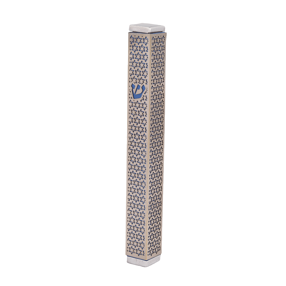 Modern Mezuzah Case - Magen David