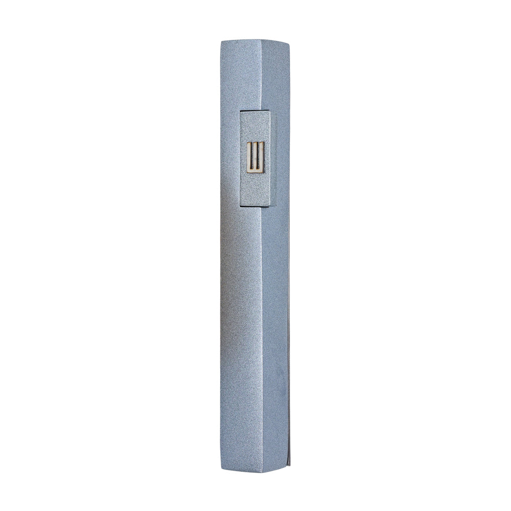 Contemporary Metal Mezuzah Case Accent Shin