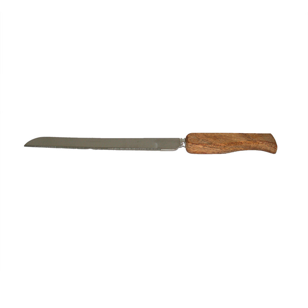 Challah Knife with Natural Mango Wood Handle