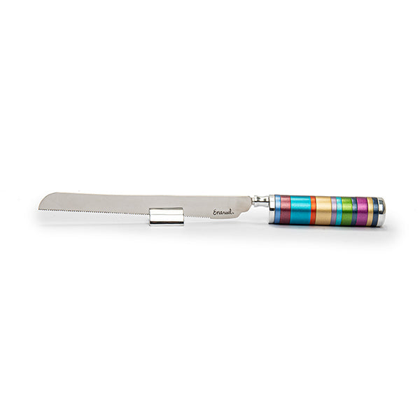 Challah Bread Knife with Detachable Salt Shaker