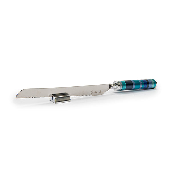 Challah Bread Knife with Detachable Salt Shaker