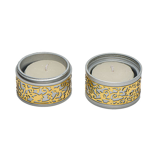 Compact Travel Shabbat Candle Holders