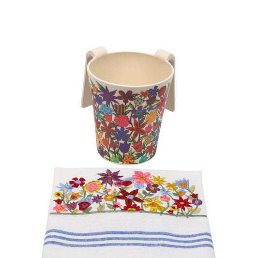Natla and Towel Set - Floral Design