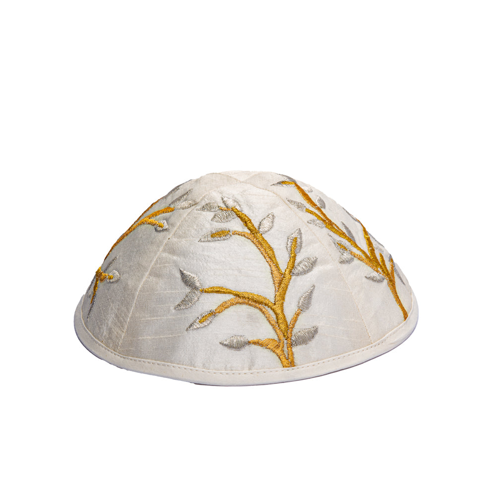 Embroidered Kippah - Tree of Life