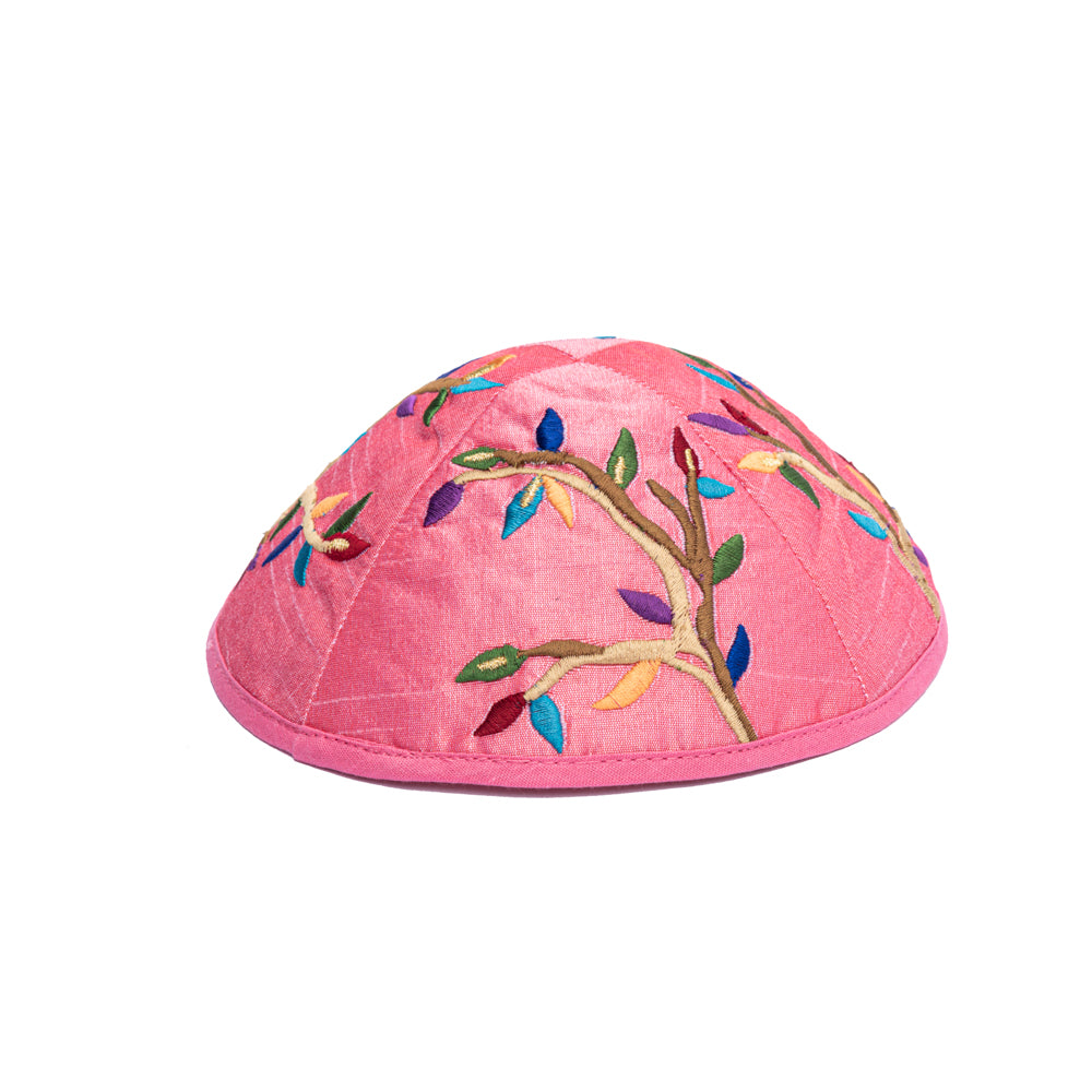 Embroidered Kippah - Tree of Life