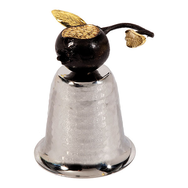 Hammered Steel Kiddush Cup, Pomegranate