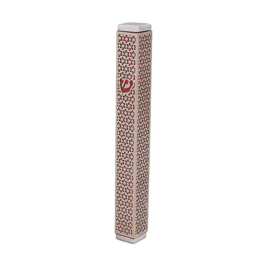 Metal Cutout Mezuzah Case, Star of David