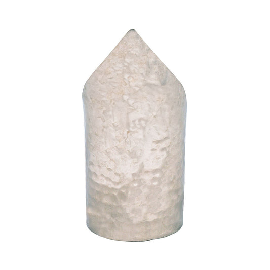 Hammered Metal Memorial Candle Holder
