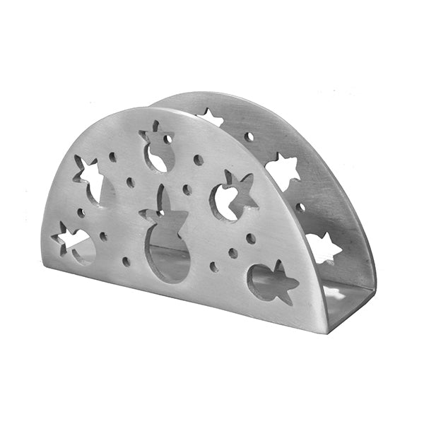 Cutout Aluminum Napkin Holder, Pomegranate