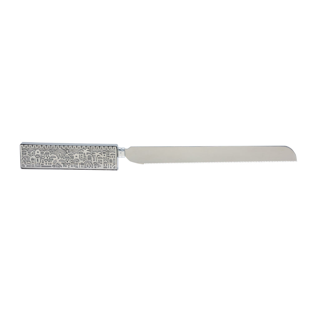 Metal Handle Challah Knife, Jerusalem