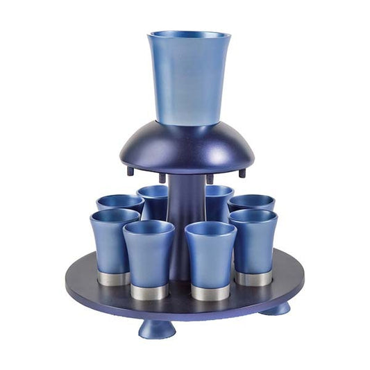 Anodized Aluminum Kiddush Fountain, Blue