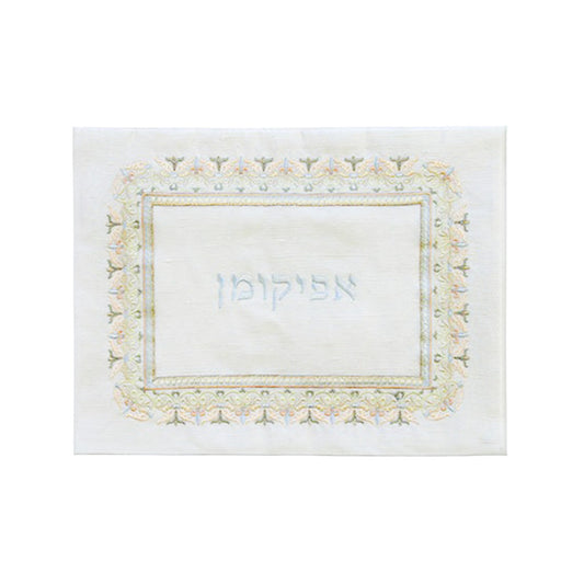 Fabric Afikoman Cover, Oriental, Gold