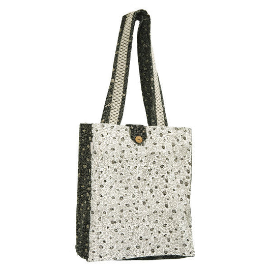 Cotton Tote Bag, Pomegranate Vine