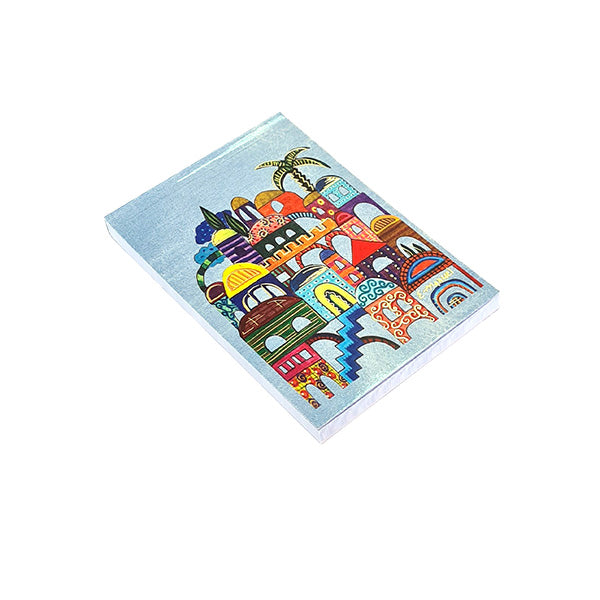 Soft Cover Writing Pad, 4.5" x 3", Jerusalem