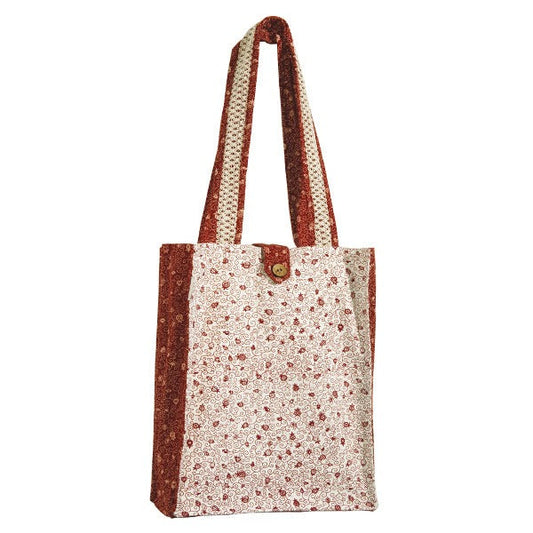 Cotton Tote Bag, Pomegranate